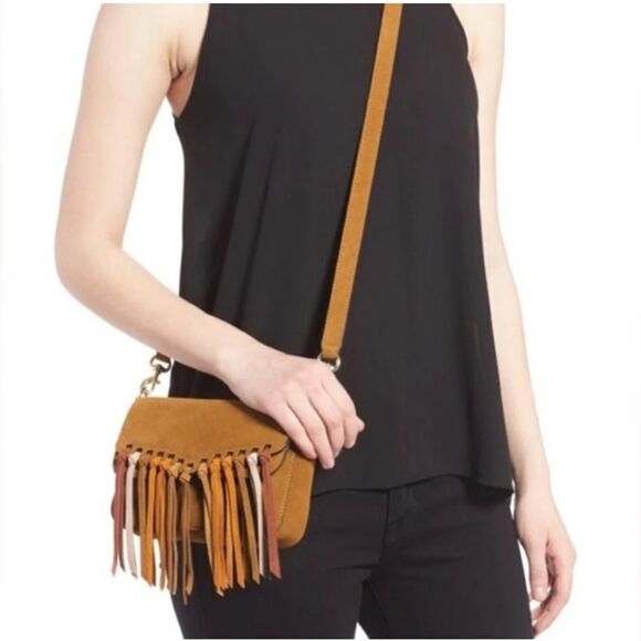 Rebecca Minkoff Crossbody with fringe festival style - Picture 2 of 12